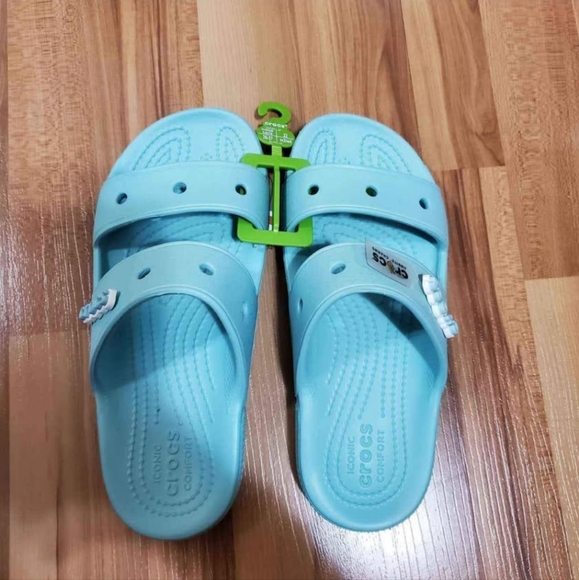 CROCS Shoes - Crocs Two-Strap Slide Sandals for women US 6